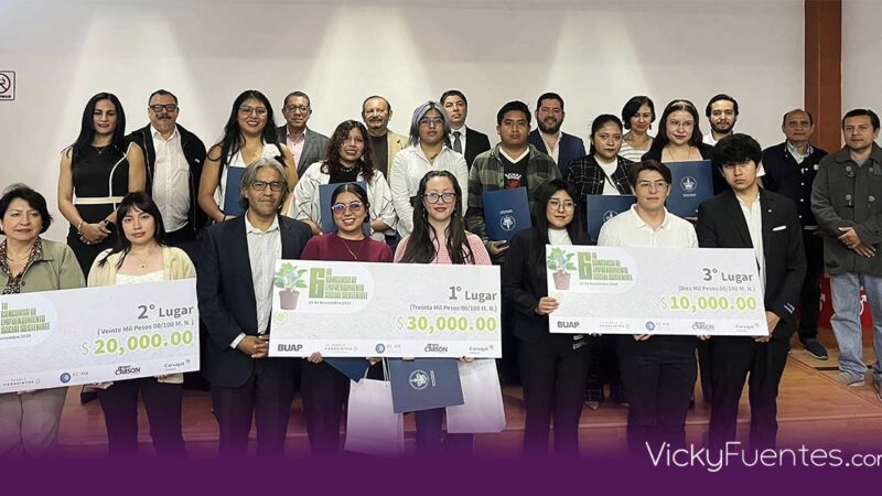 Premia BUAP innovación sostenible: ganan proyectos con ceniza del Popocatépetl y biotextiles