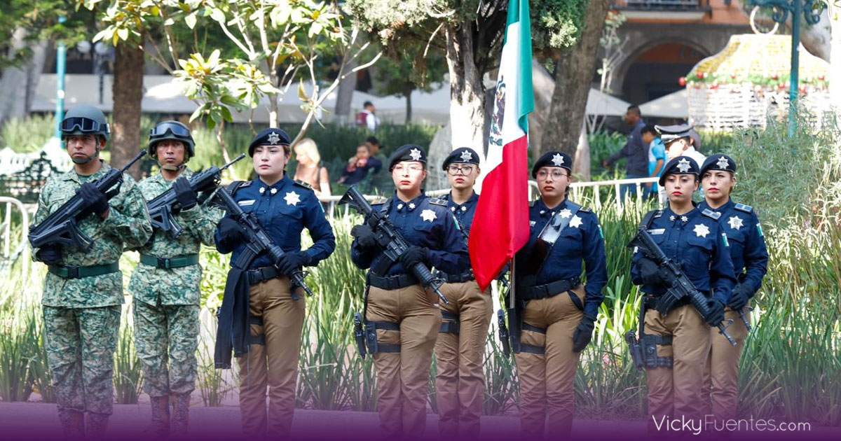Puebla reafirma respaldo a la presidenta en ceremonia por la Revolución Mexicana