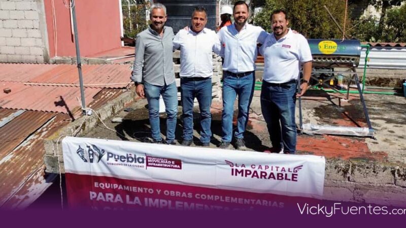 San Miguel Espejo: entregan paneles solares y tinacos para el mejoramiento de vivienda