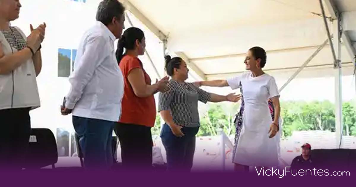 Sheinbaum entrega viviendas y libera hipotecas en Playa del Carmen con el programa Vivienda para el Bienestar