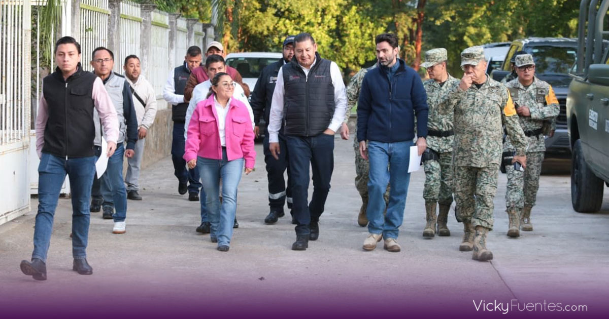 Sheinbaum y Armenta coordinan apoyo total a familias afectadas por lluvias en Puebla