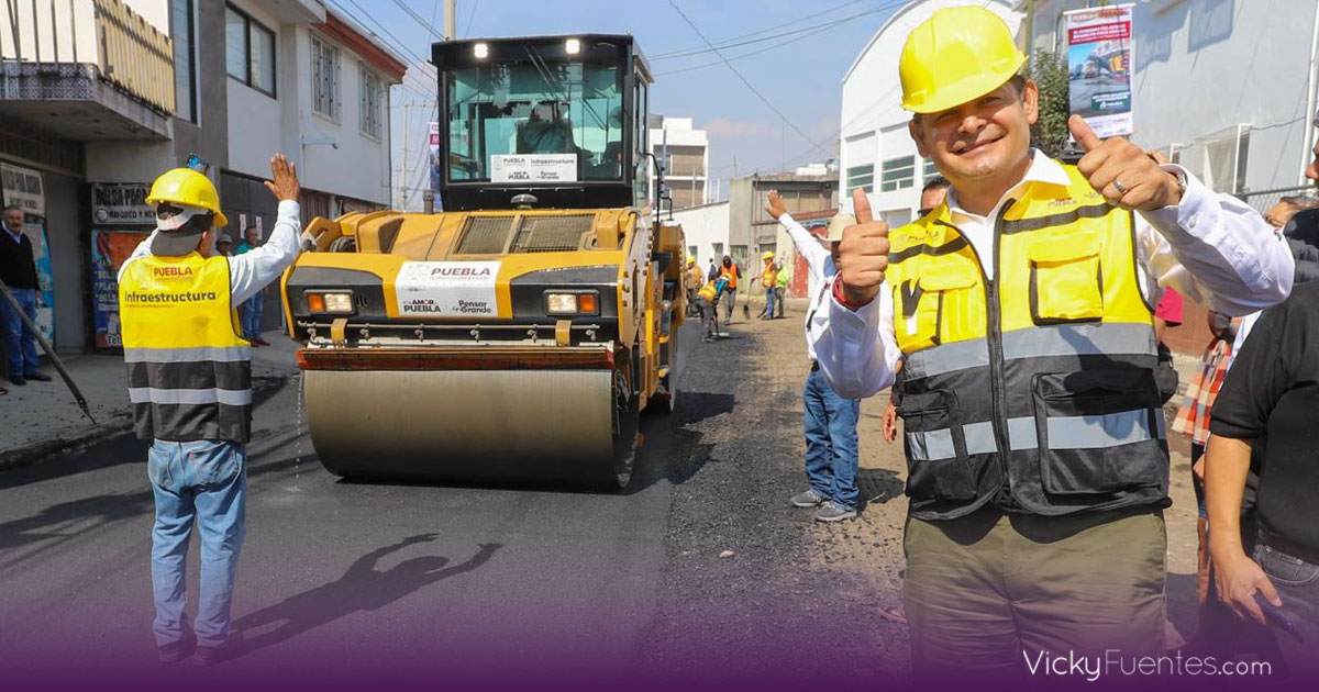 Alejandro Armenta transforma vialidades en Puebla y refuerza seguridad en colonias