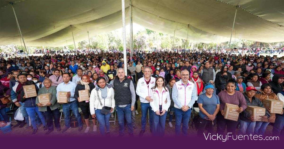 Pepe Chedraui y MariElise Budib llevan el programa Alimentación Imparable al sur de Puebla