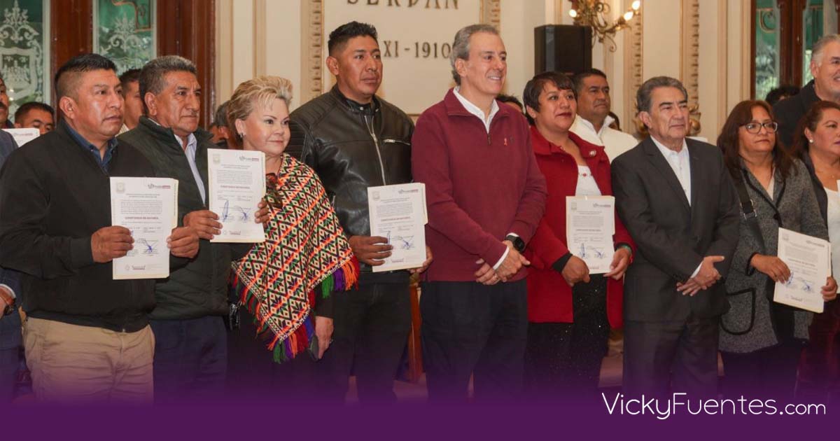 Pepe Chedraui toma protesta a 29 inspectores de sección en Puebla para el periodo 2025-2028