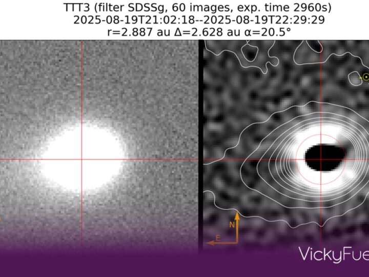 Descubren un chorro de gas en el cometa interestelar 3I/ATLAS tras su paso por la Tierra