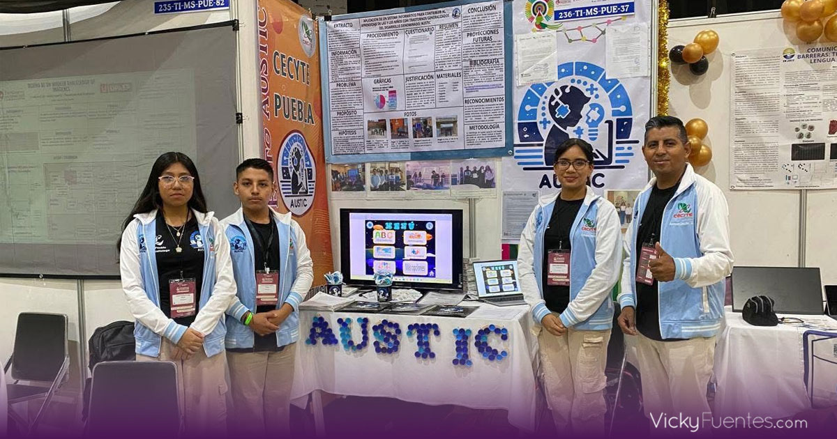 Estudiantes del CECyTE Puebla destacan a nivel internacional con proyecto inclusivo