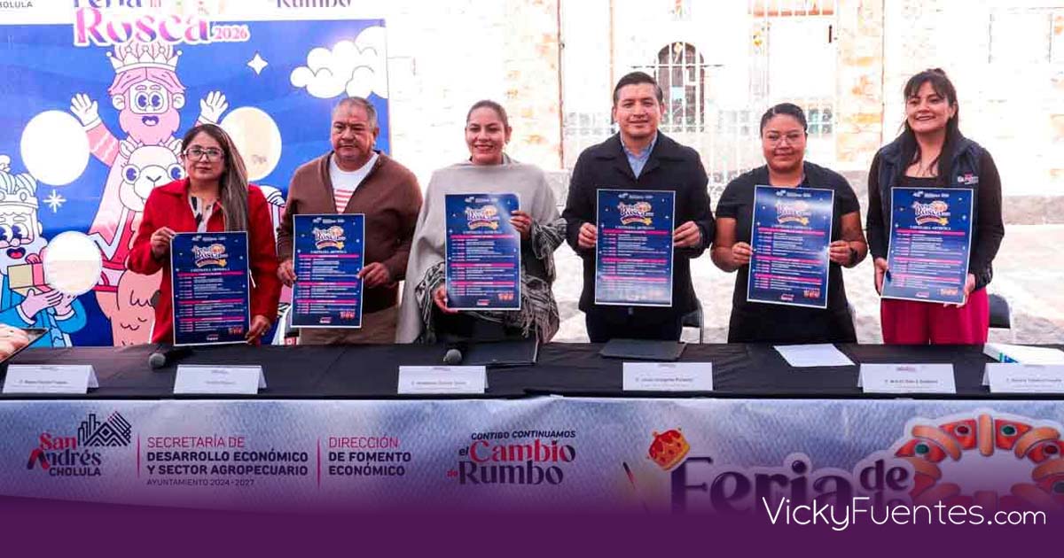 San Andrés Cholula celebrará la octava edición de la Feria de la Rosca 2026 en San Rafael Comac