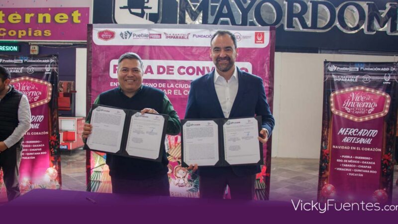 Gobierno de la ciudad y Fundación ADO firman convenio para impulsar a productores locales