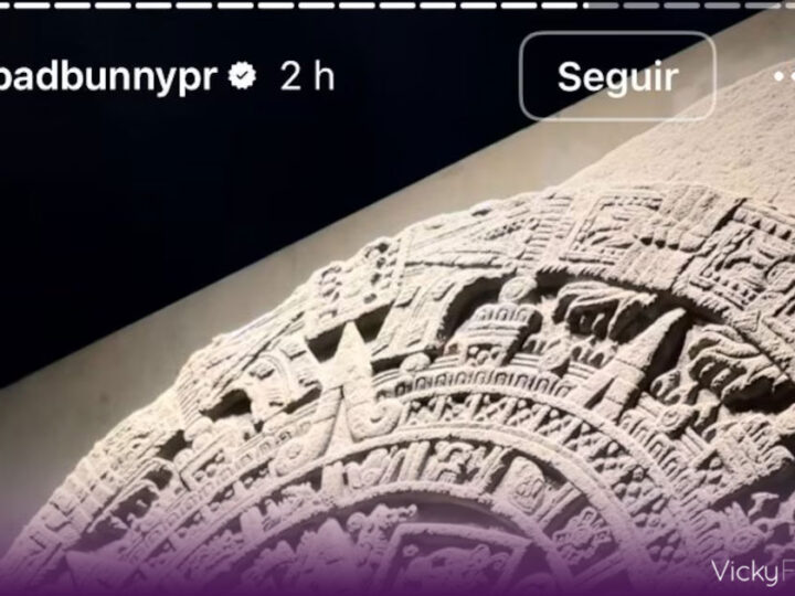 INAH regaña a Bad Bunny tras tocar una pieza prehispánica en el Museo Nacional de Antropología