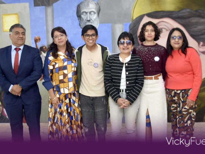 Lilia Cedillo encabeza informe y toma de protesta en la preparatoria Alfonso Calderón Moreno