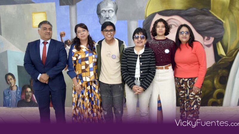 Lilia Cedillo encabeza informe y toma de protesta en la preparatoria Alfonso Calderón Moreno