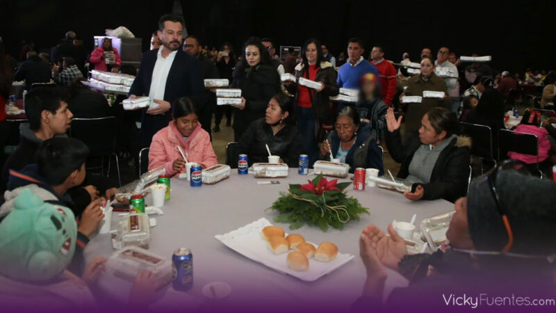 Más de 3 mil familias celebran la Navidad con apoyo del Gobierno de Puebla