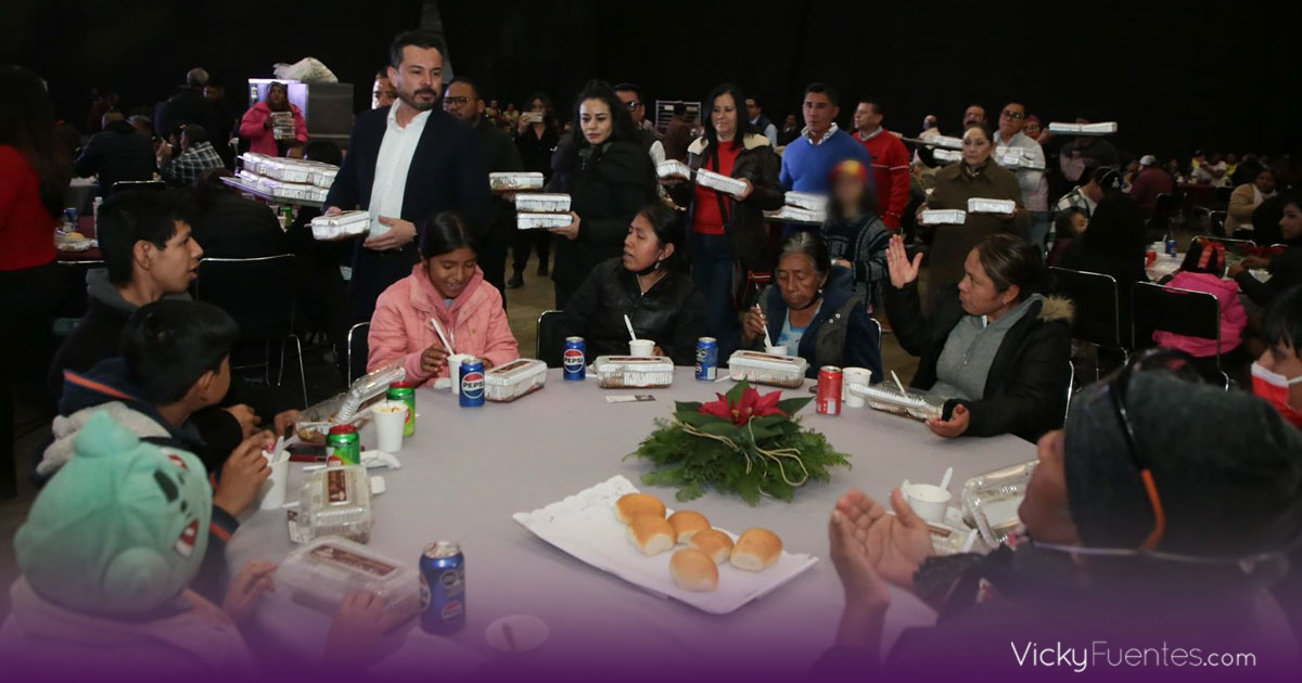 Más de 3 mil familias celebran la Navidad con apoyo del Gobierno de Puebla