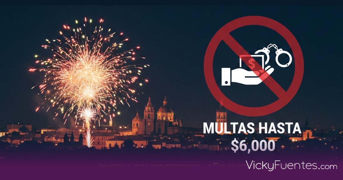 Municipio de Puebla endurece sanciones por uso de pirotecnia en año nuevo