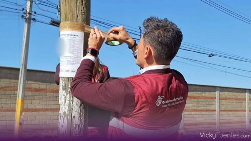 “No los arranques”: Comisión de Búsqueda de Puebla pide respetar boletines de desaparecidos