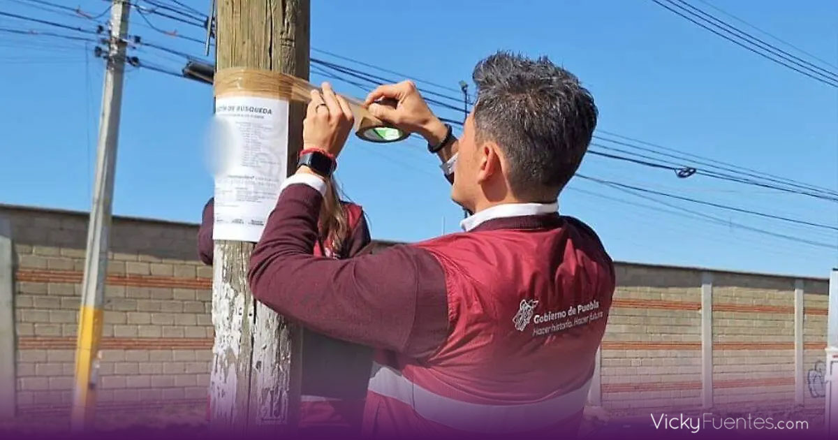 “No los arranques”: Comisión de Búsqueda de Puebla pide respetar boletines de desaparecidos