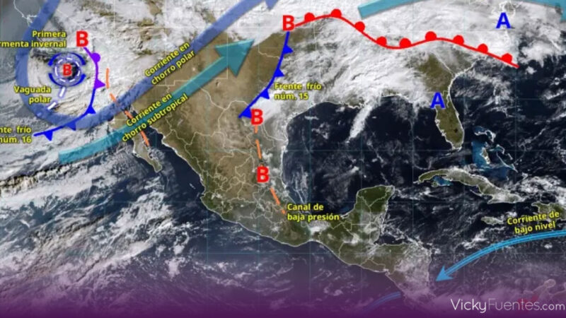 Prevén lluvias y descenso de temperatura en Puebla durante la Nochebuena 2025