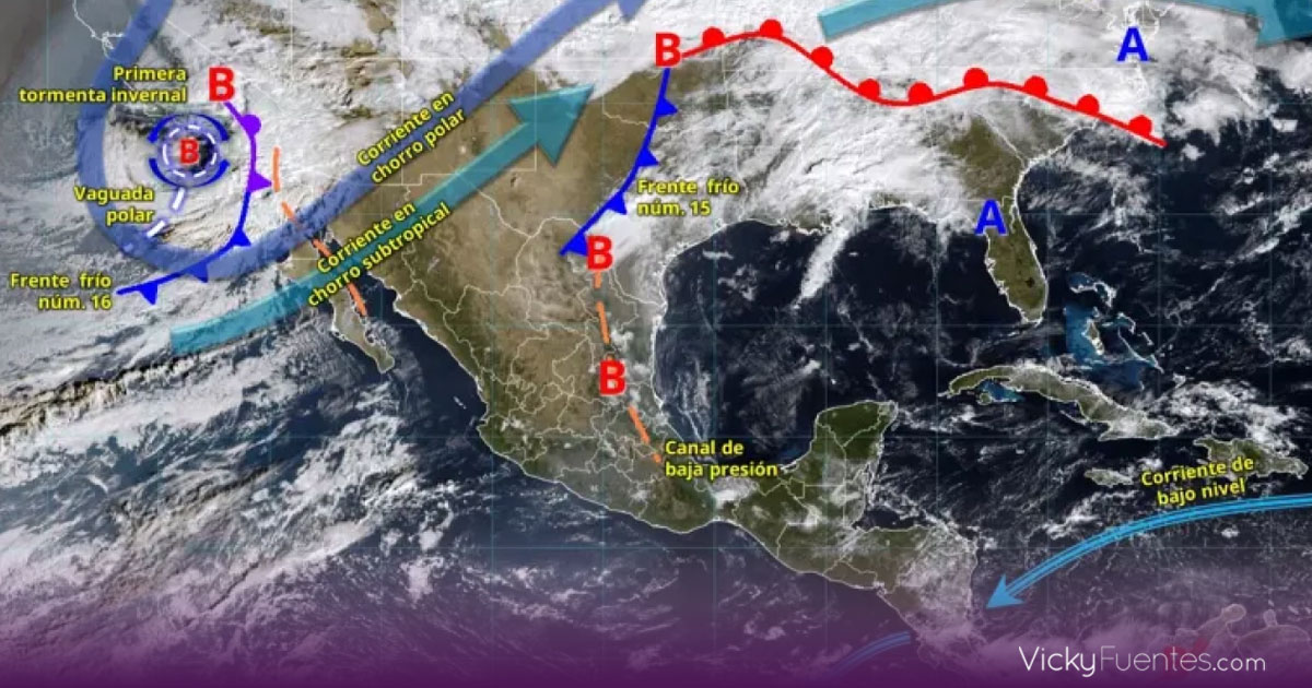Prevén lluvias y descenso de temperatura en Puebla durante la Nochebuena 2025