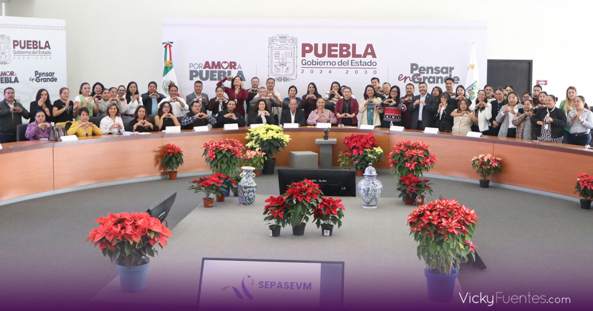 Puebla refuerza coordinación estatal y municipal para proteger a mujeres