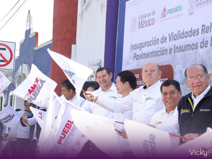 Puebla supera meta histórica de rehabilitación vial gracias a apoyo de PEMEX