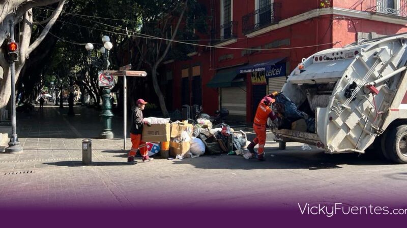 Puebla suspenderá recolección de basura el 1 de enero: horarios y recomendaciones
