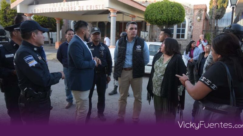 SSC refuerza la seguridad en Exhacienda de Chapulco con estrategia de proximidad