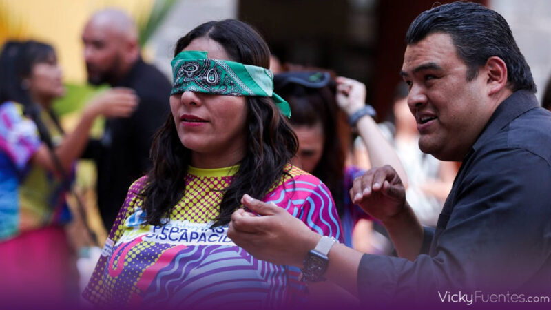 San Andrés Cholula impulsa inclusión con actividad de Teatro Ciego por el Día de la Discapacidad