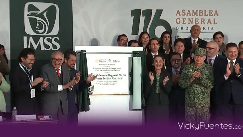 Claudia Sheinbaum inaugura nuevo hospital del IMSS en Puebla: renace San Alejandro como Carmen Serdán