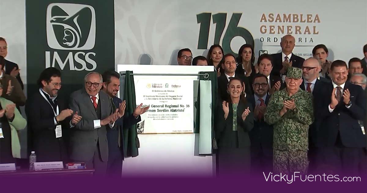 Claudia Sheinbaum inaugura nuevo hospital del IMSS en Puebla: renace San Alejandro como Carmen Serdán