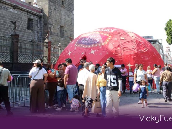 Sintamos la Navidad: el domo sensorial que transforma las fiestas en Puebla