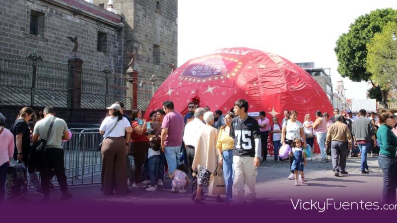 Sintamos la Navidad: el domo sensorial que transforma las fiestas en Puebla
