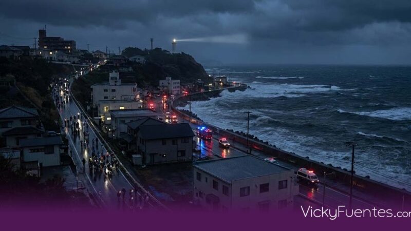 Sismo de magnitud 7.6 sacude el norte de Japón y activa alerta de tsunami