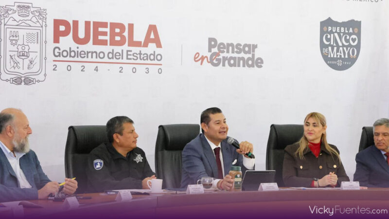 Alejandro Armenta destaca reducción de delitos y operativos de seguridad en Puebla