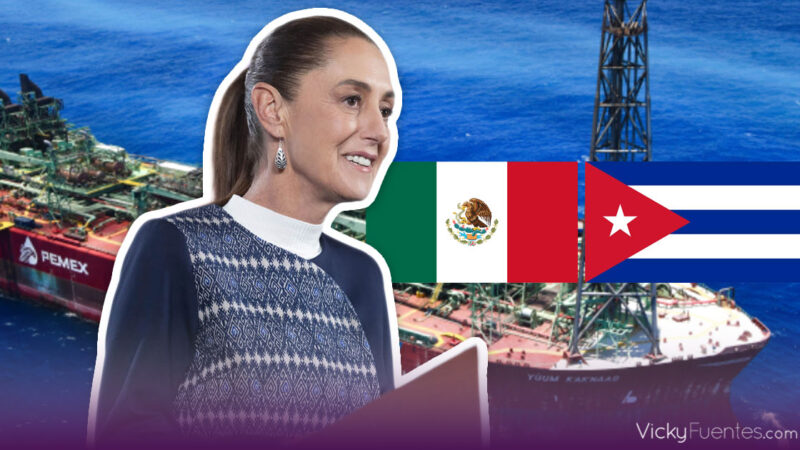 Claudia Sheinbaum aclara cómo Pemex envía petróleo a Cuba y qué pasa con los contratos