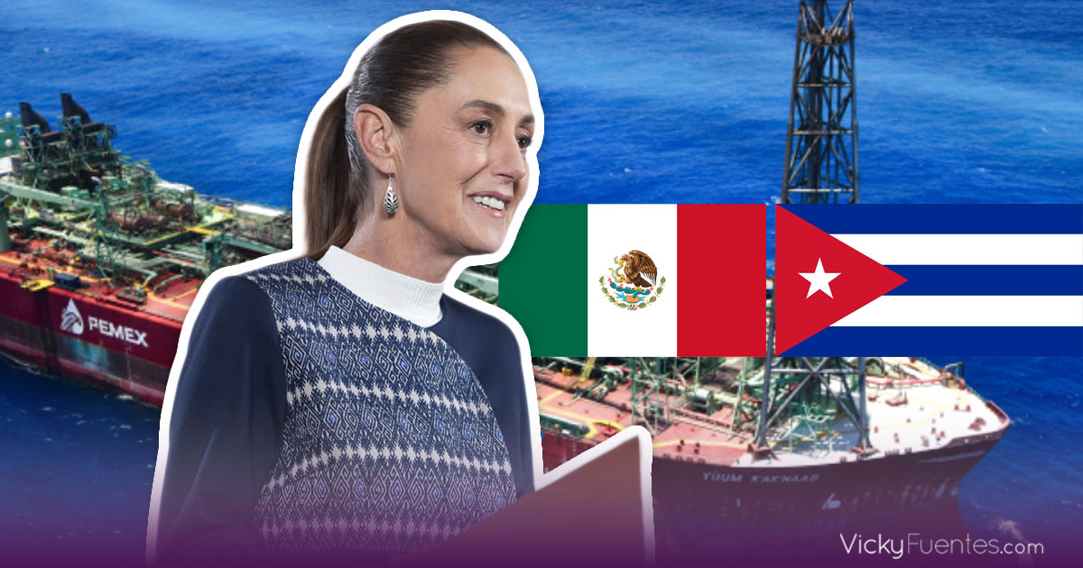 Claudia Sheinbaum aclara cómo Pemex envía petróleo a Cuba y qué pasa con los contratos