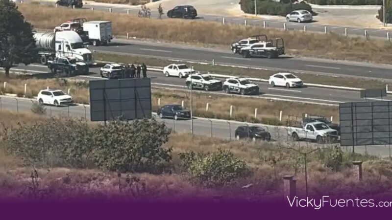 Persecución en la Vía Atlixcáyotl: detienen a sujeto que baleó a conductor tras riña vial