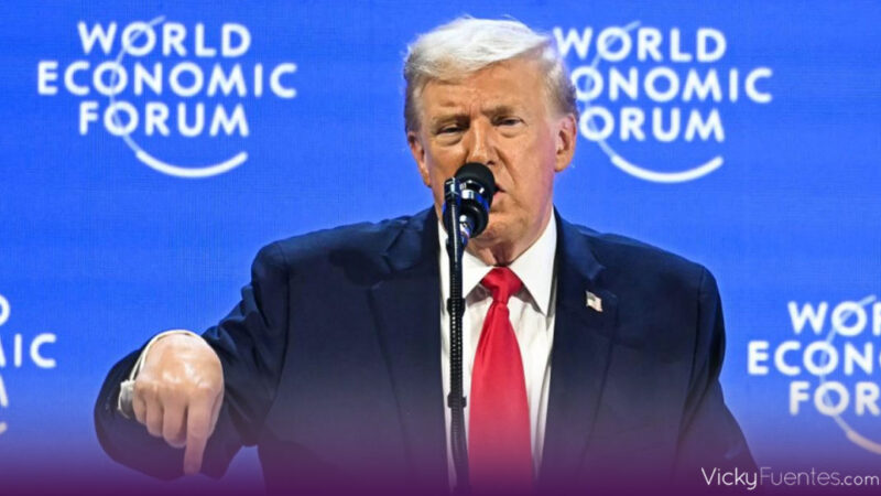 Donald Trump arremete contra Mark Carney en Davos y afirma que Canadá “vive gracias a Estados Unidos”