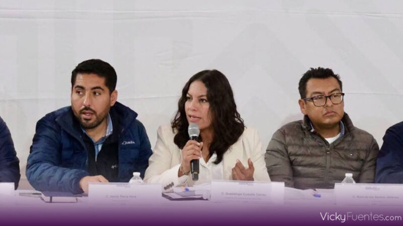Lupita Cuautle fortalece diálogo con autoridades auxiliares de San Andrés Cholula