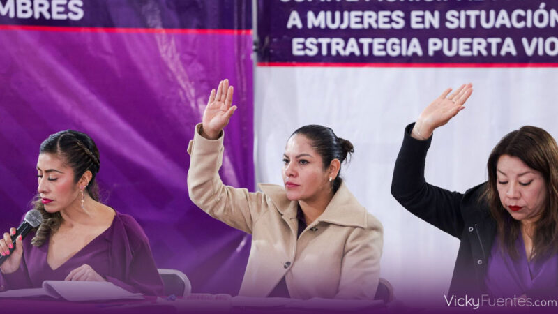 Lupita Cuautle impulsa acciones por la igualdad y contra la violencia en San Andrés Cholula