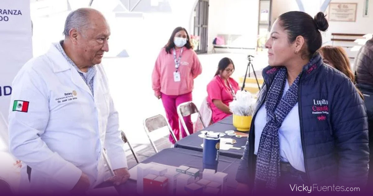 Lupita Cuautle impulsa jornada de prevención de enfermedades en San Rafael Comac