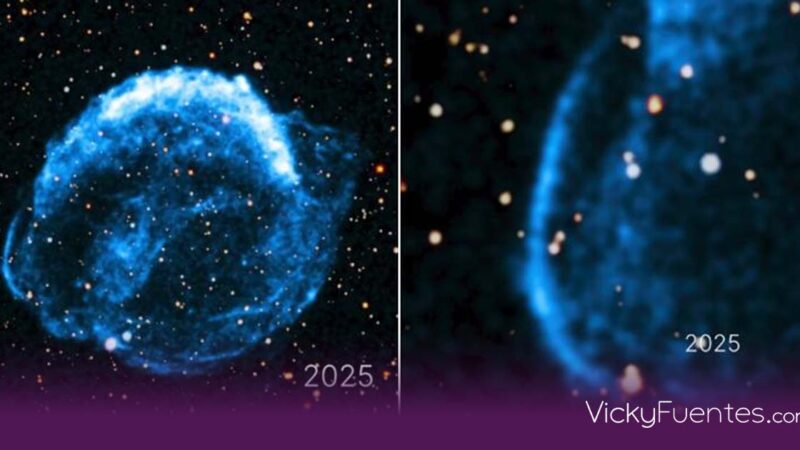 NASA capta en video 25 años de la expansión de la supernova de Kepler
