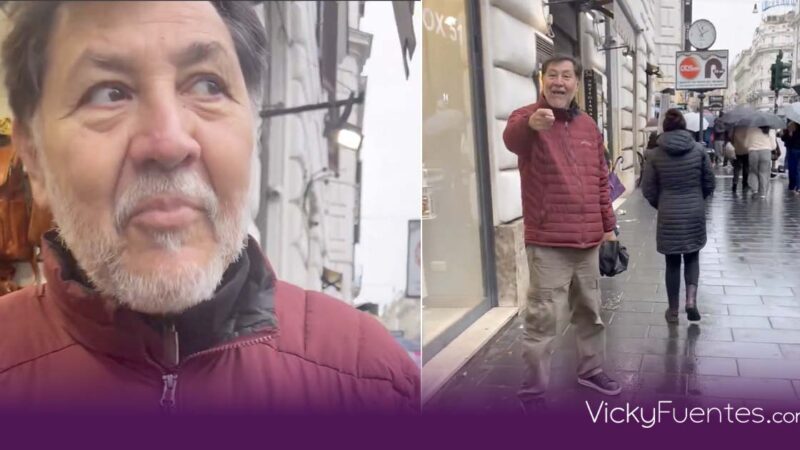 Gerardo Fernández Noroña es increpado en centro comercial de lujo en Roma