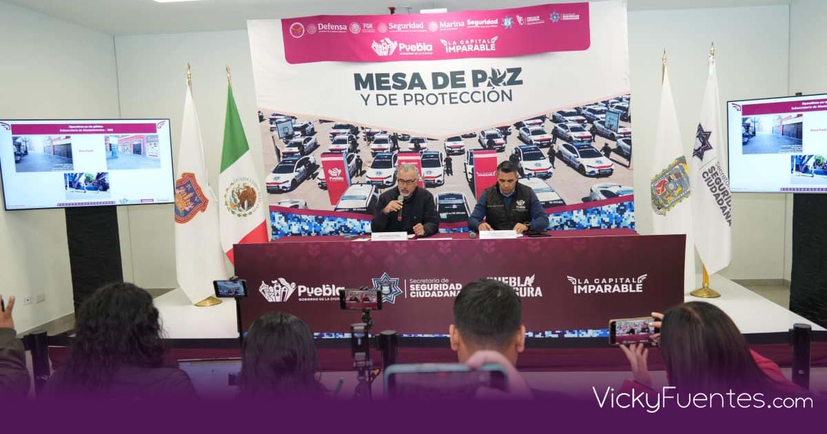 Puebla reduce 18.18% la incidencia delictiva con el nuevo modelo de seguridad de Pepe Chedraui
