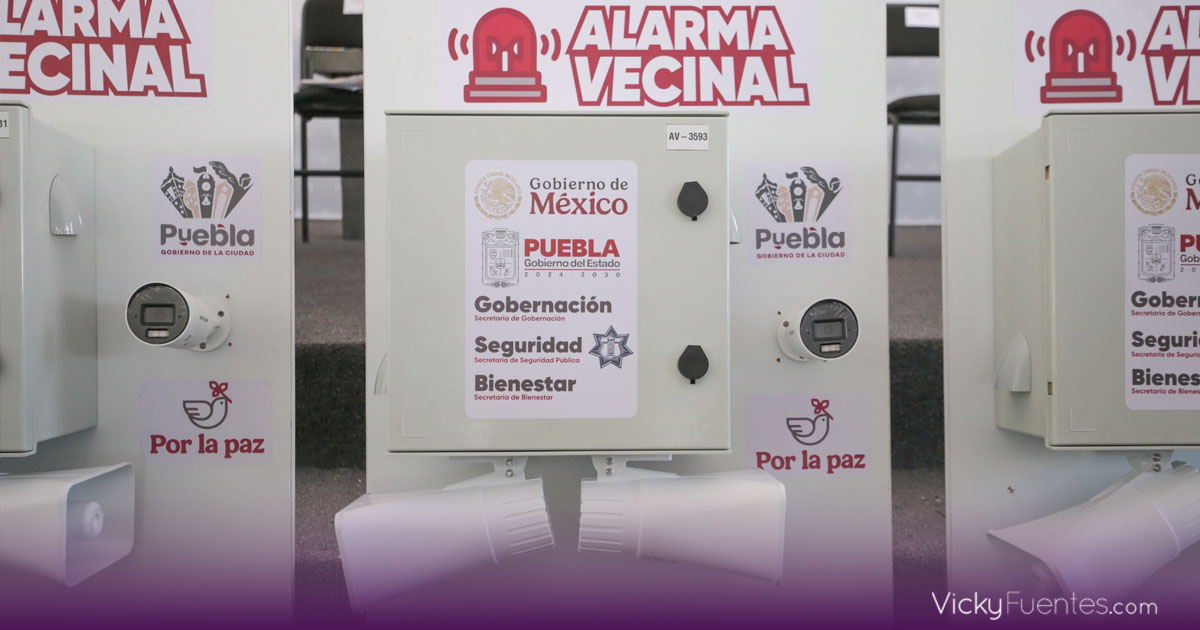 Puebla refuerza la seguridad con 2 mil nuevas alarmas vecinales