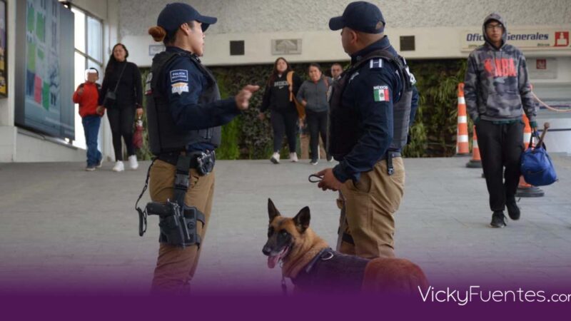 Seguridad en Puebla: reducen tiempos de respuesta y destacan labor de unidad canina