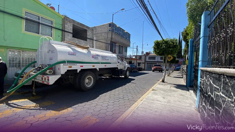 Atienden quejas por falta de agua en Concepción Guadalupe, en San Andrés Cholula