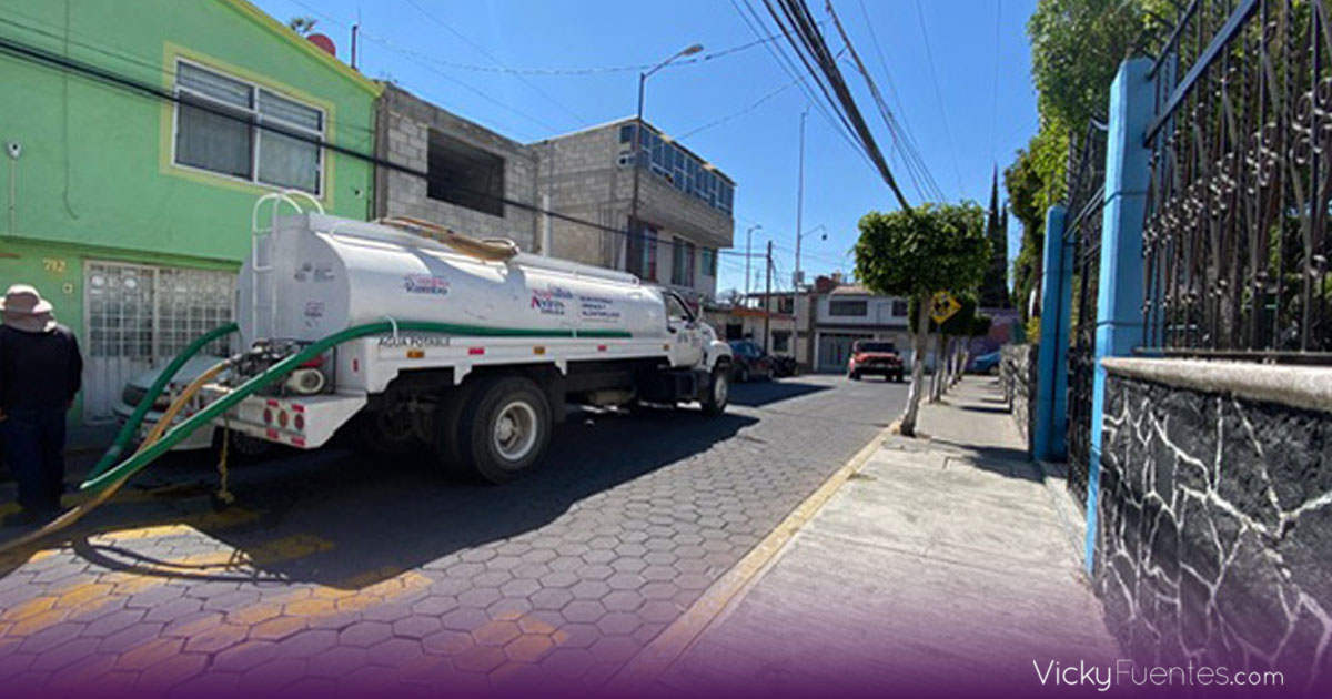 Atienden quejas por falta de agua en Concepción Guadalupe, en San Andrés Cholula