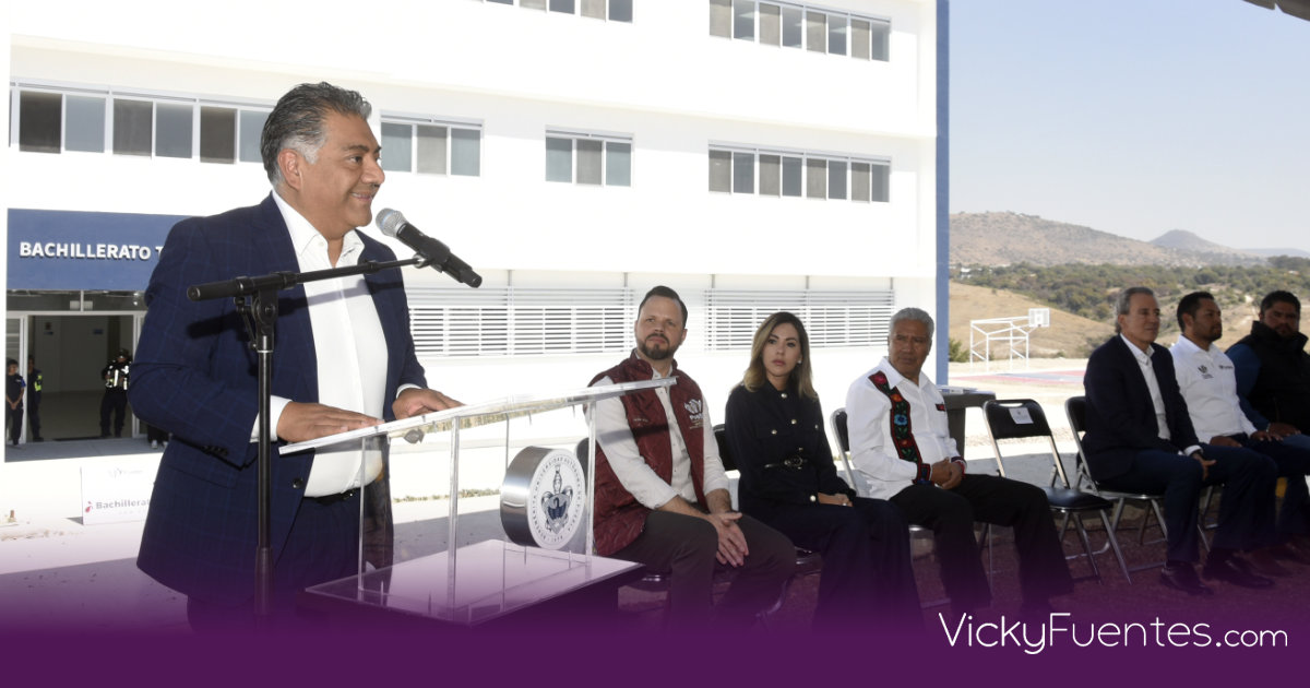 BUAP inaugura nuevo edificio del Bachillerato Tecnológico en San Pedro Zacachimalpa
