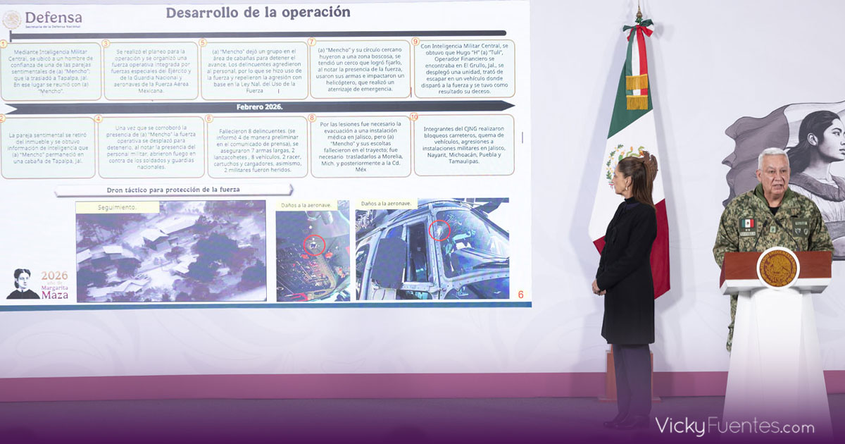 Claudia Sheinbaum asegura que se restablece la normalidad tras muerte de “El Mencho”