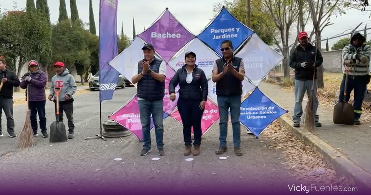 Gobierno municipal de San Andrés Cholula refuerza limpieza y mantenimiento en la Colonia Gobernadores